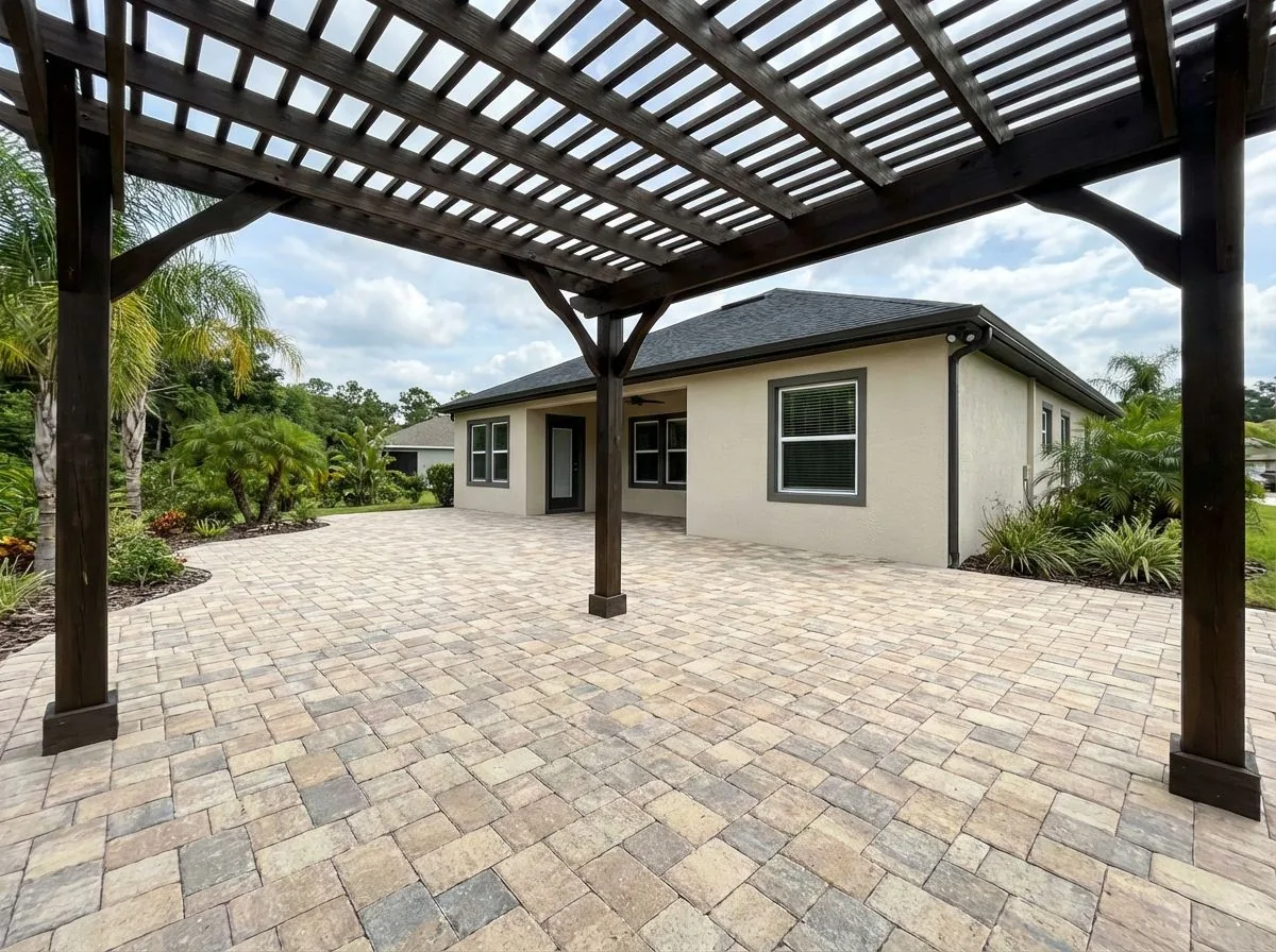 Paver Installation project in Dr. Phillips FL