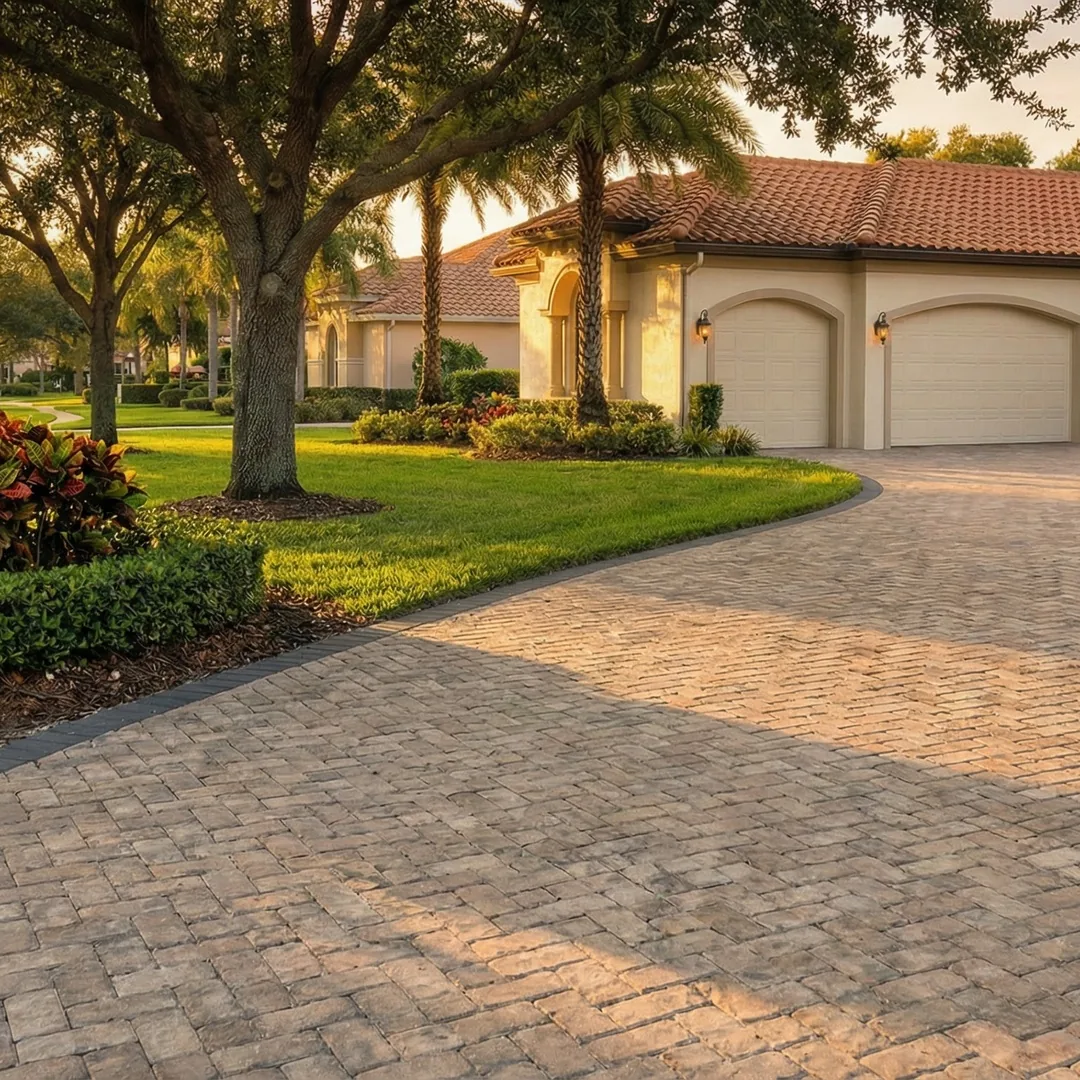 Paver Installation project in Four Corners FL