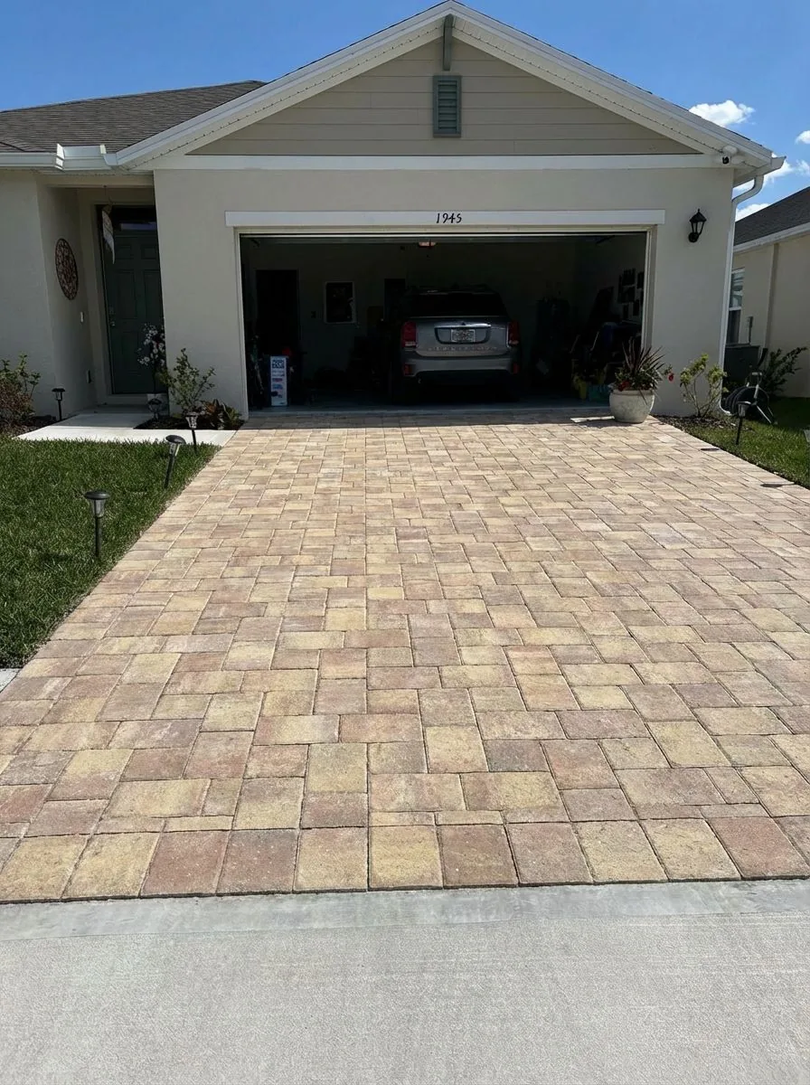 Paver Installation project in Winter Garden FL